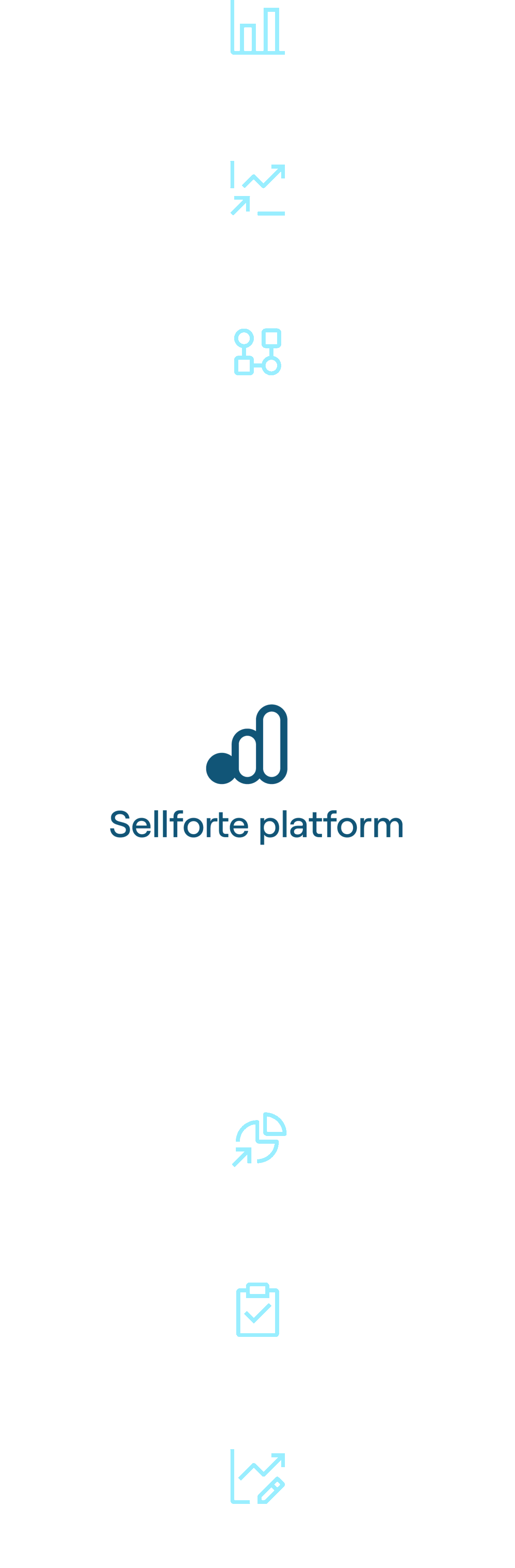 Sellforte platform integrations and outputs