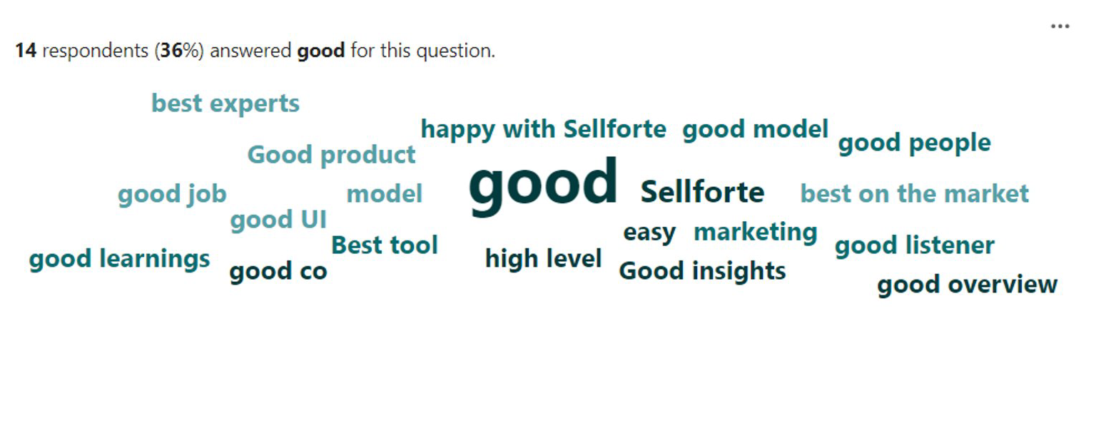 Sellforte Customer Happiness Survey 2023