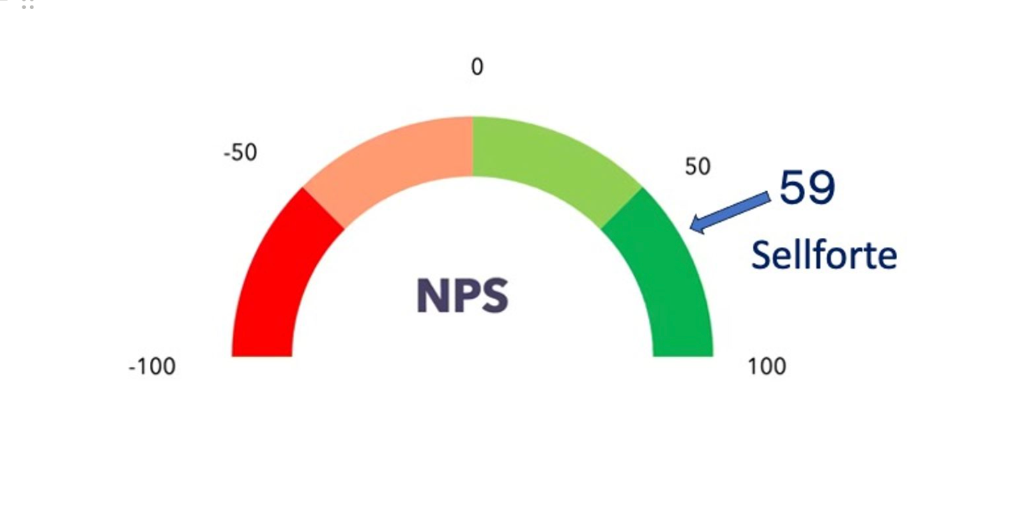 Delivering measurable customer value: Sellforte Customer Happiness Survey 2023 received an NPS of 59