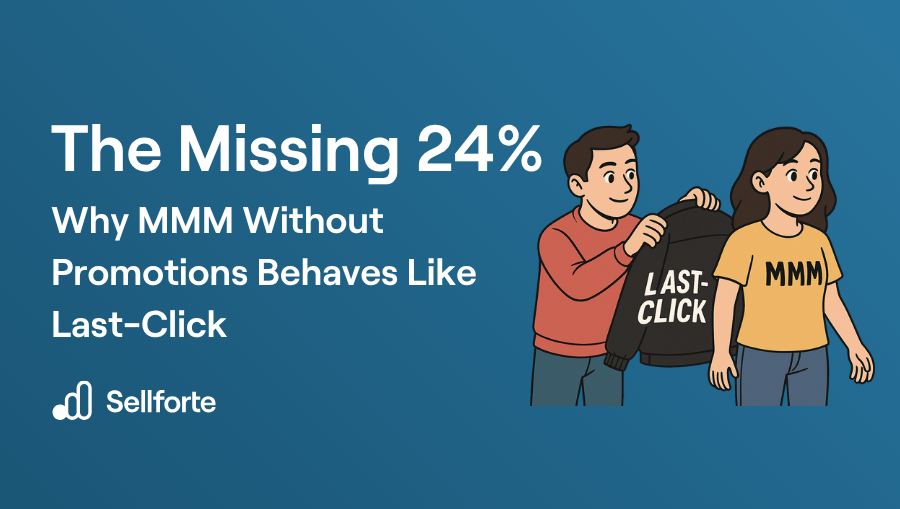 The Missing 24%: Why MMM Without Promotions Behaves Like Last-Click