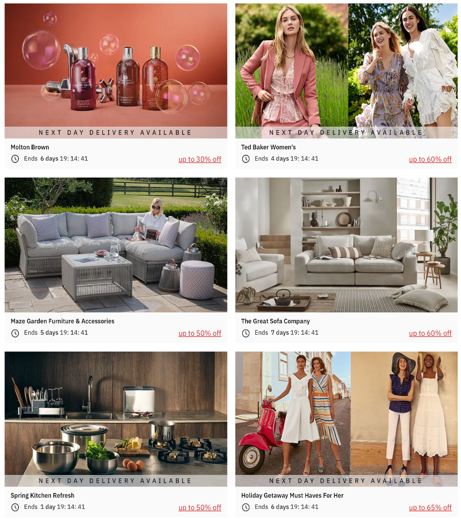 flash sales