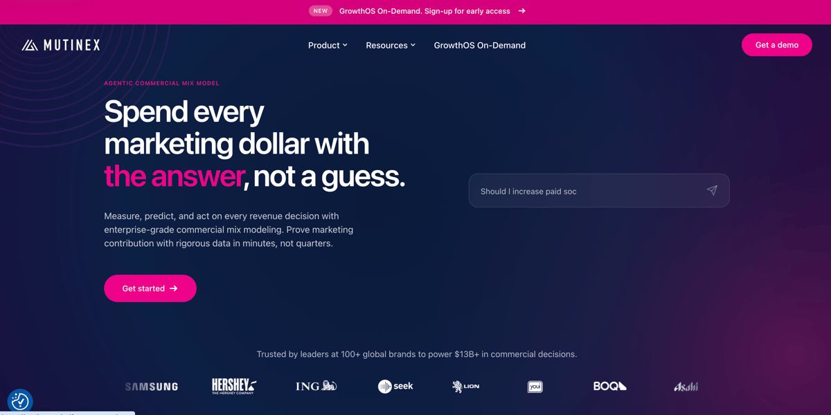 Mutinex website