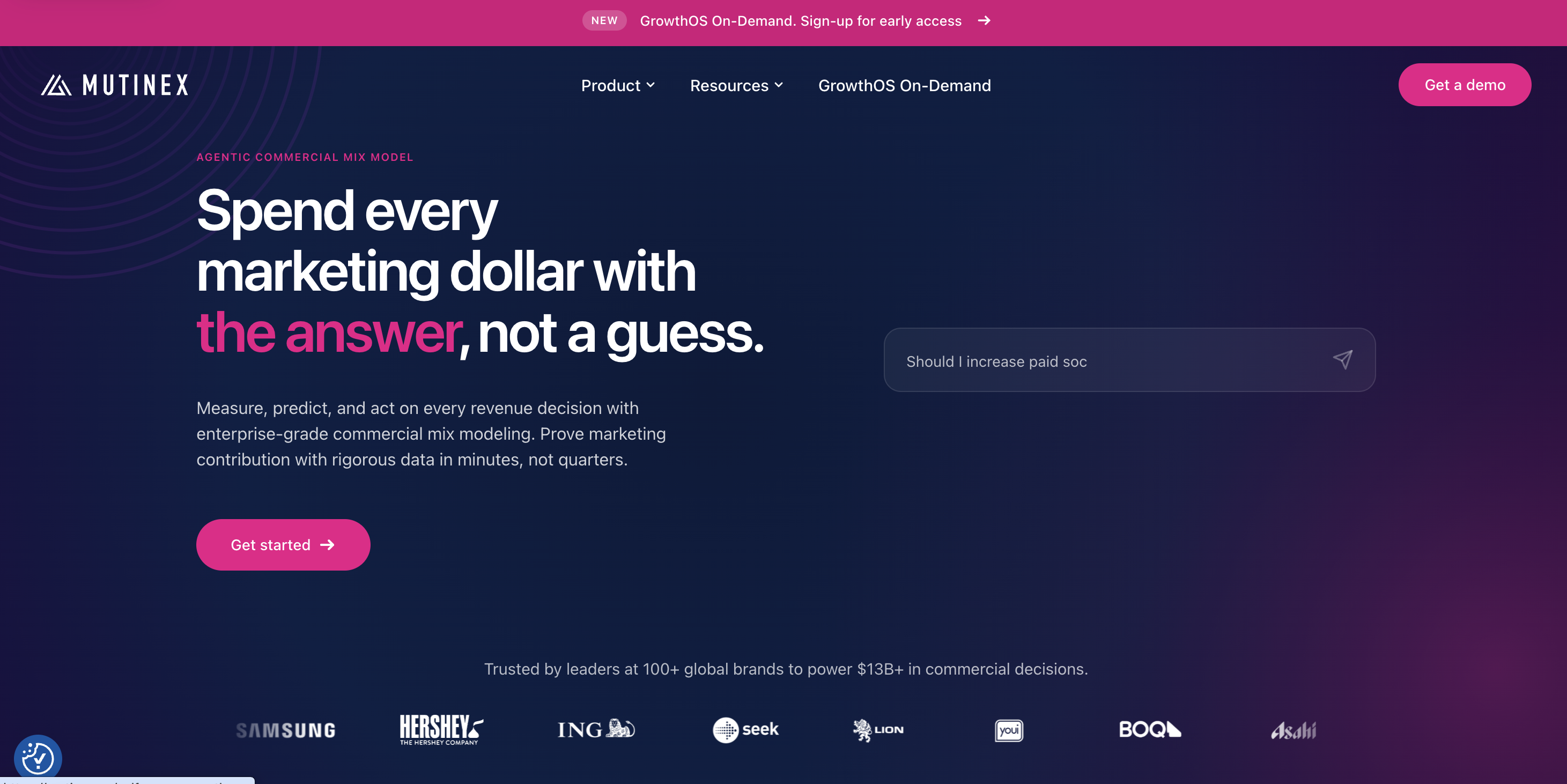Mutinex website