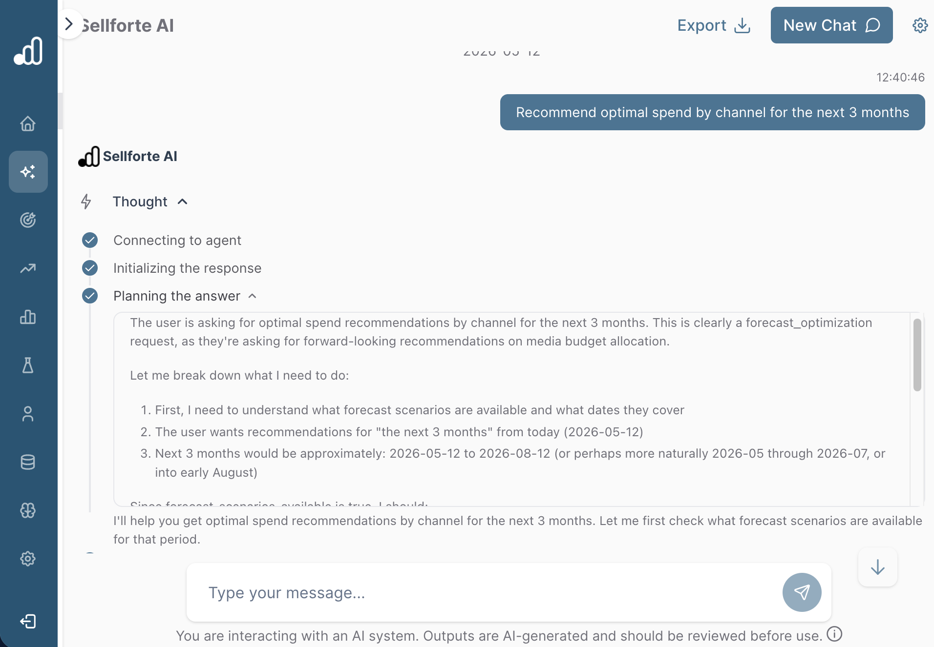 Sellforte AI's reasoning flow