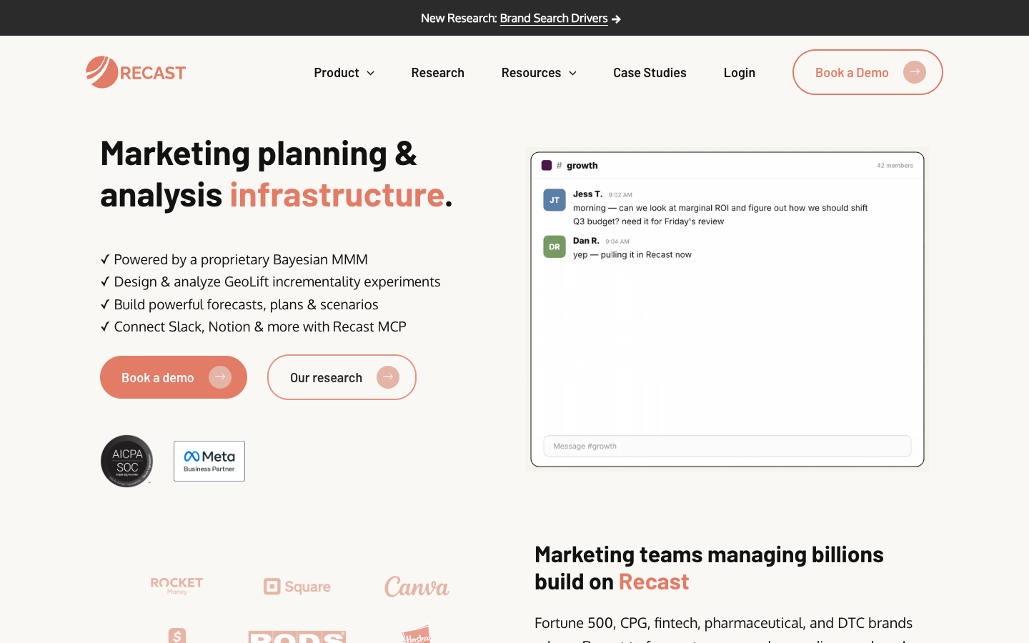 Recast website