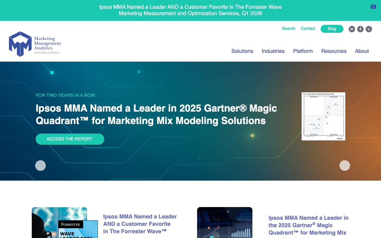 Ipsos MMA website