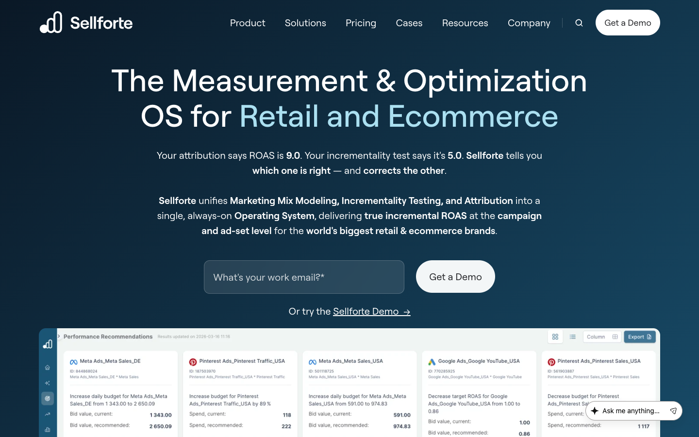 Sellforte website