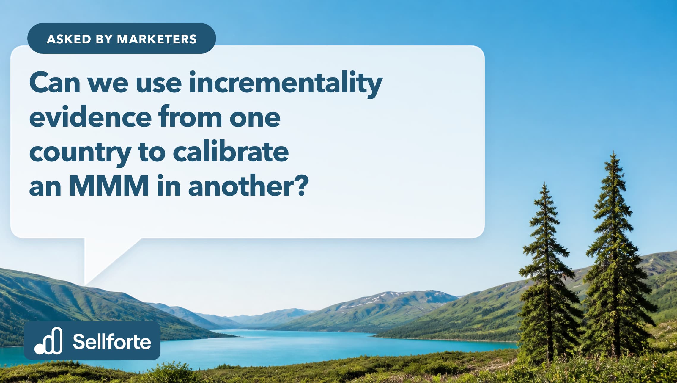 Can we use incrementality evidence from one country to calibrate an MMM in another?
