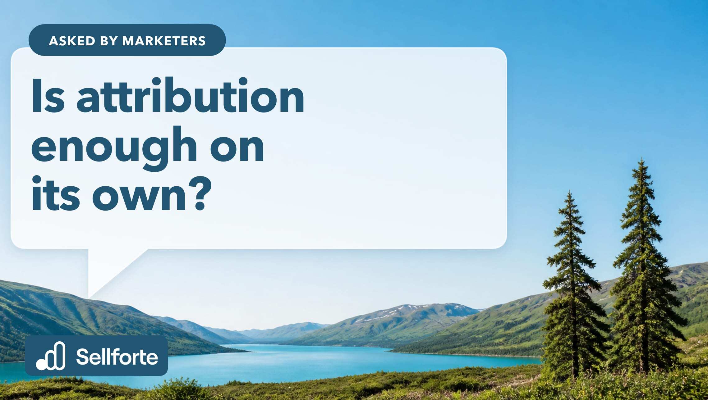 Is attribution enough on its own?