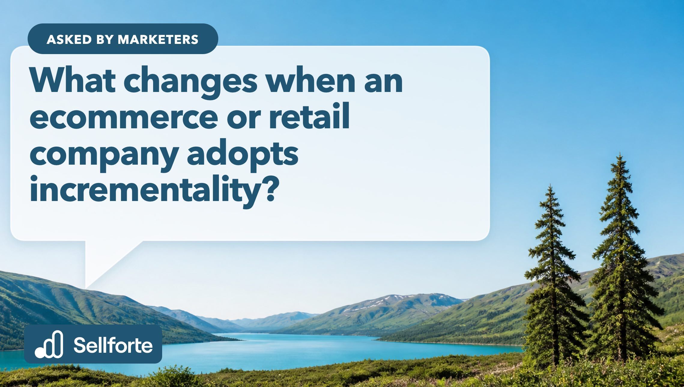 What changes when an ecommerce or retail company adopts incrementality?